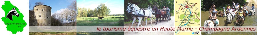 Equitourisme52 le tourisme Equestre en Haute Marne, Champagne Ardennes